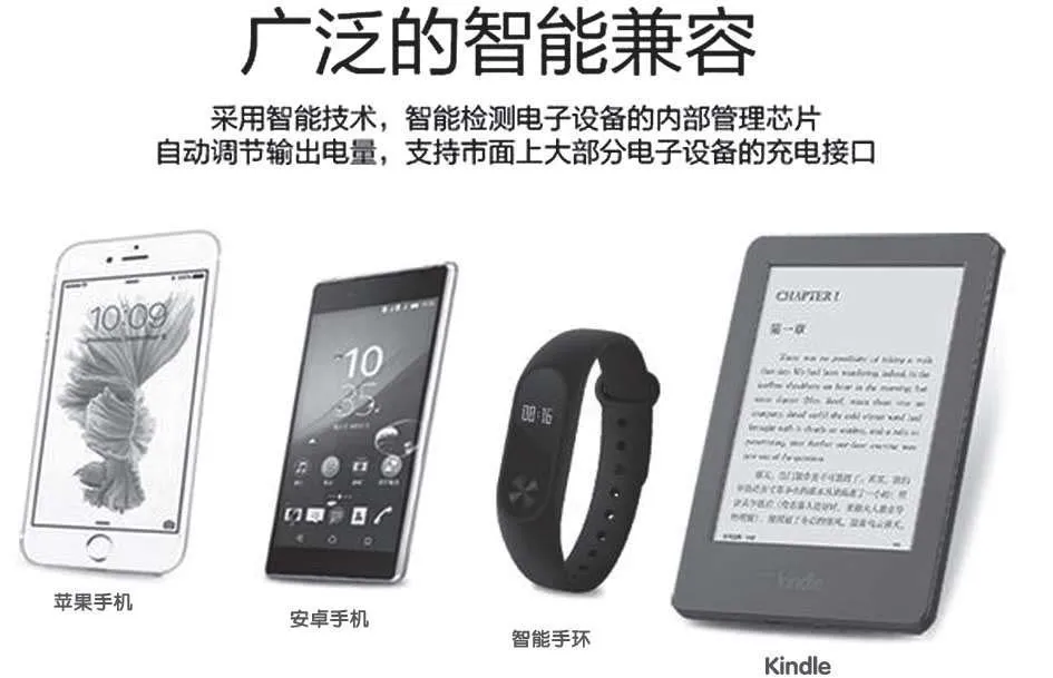 图3-43 南孚迷你充电宝天猫旗舰店详情页关于接口兼容板块